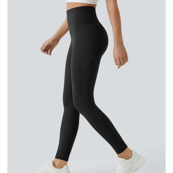 Halara Bundle Ultrasculpt High Waisted Tummy Control Pocket Leggings 7/8 - Picture 2 of 6